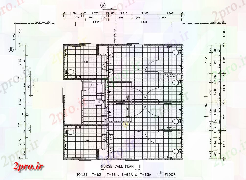 دانلود نقشه بلوک حمام و توالت اتوکد  طراحی شامل جزئیات بخش نمونه از توالت room    (کد161342)