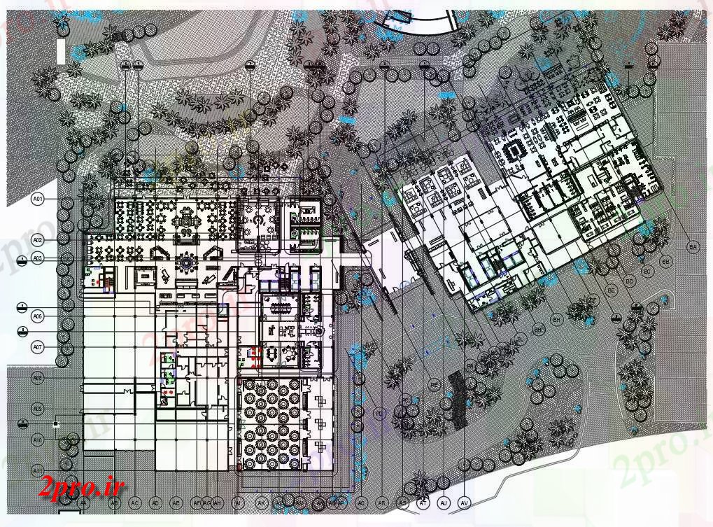 دانلود نقشه هتل - رستوران - اقامتگاه اتوکد نشان طرحی معماری از یک هتل تقدیر توچال 26 در 52 متر (کد161537)