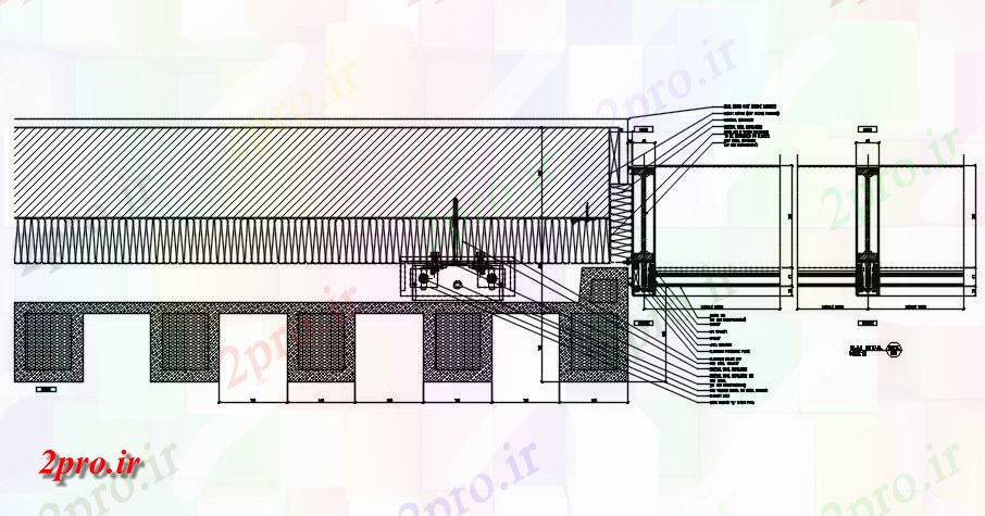 دانلود نقشه جزئیات ساخت و ساز این   از جزئیات ساخت و ساز  (کد161575)