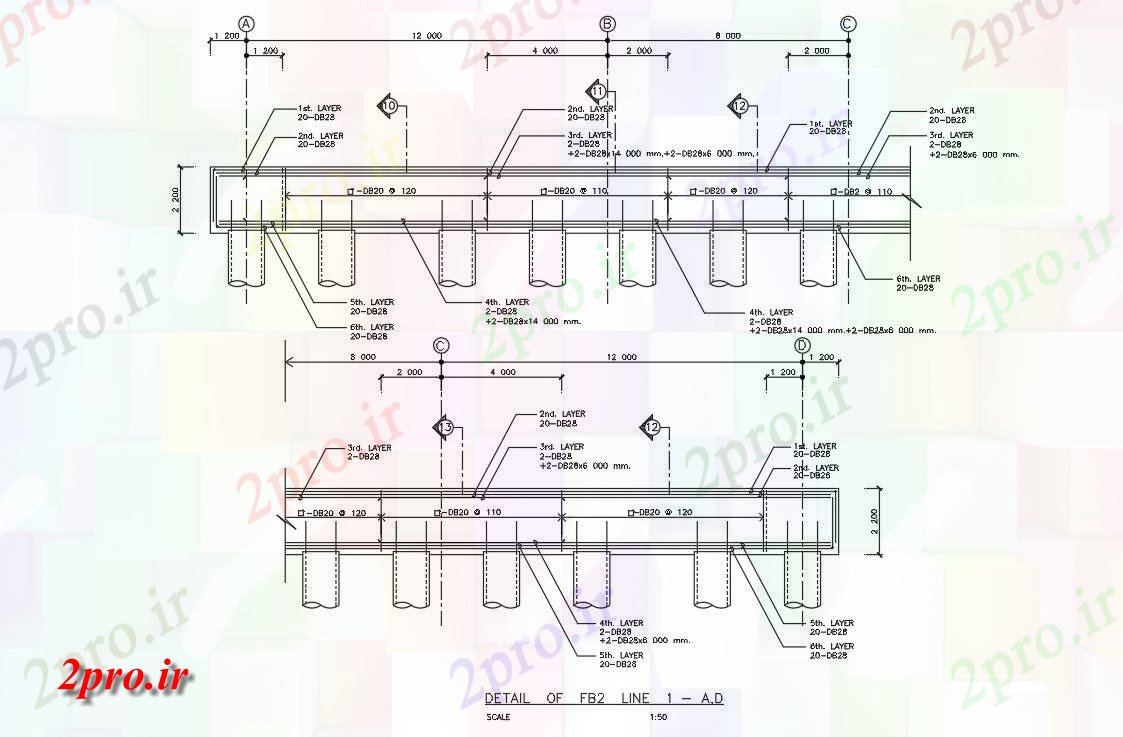 دانلود نقشه بیمارستان -  درمانگاه -  کلینیک اتوکد دو بعدی   رسم مدل نشان می دهد جزئیات پایه و اساس ساختمان بیمارستان     (کد161632)