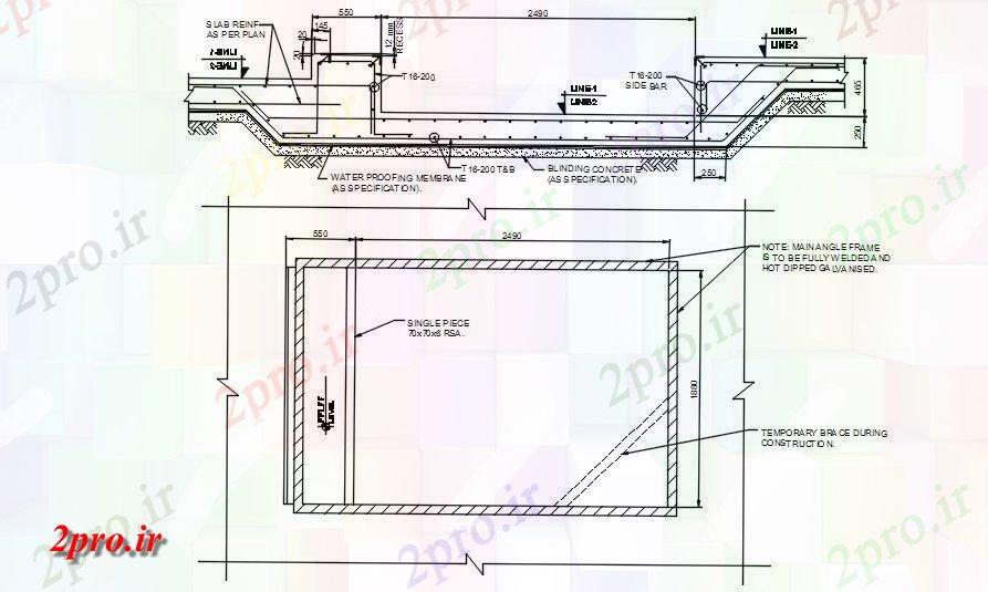 دانلود نقشه طراحی جزئیات تقویت کننده اتوکد ساخت تقویت جزئیات این   دو بعدی  (کد161800)