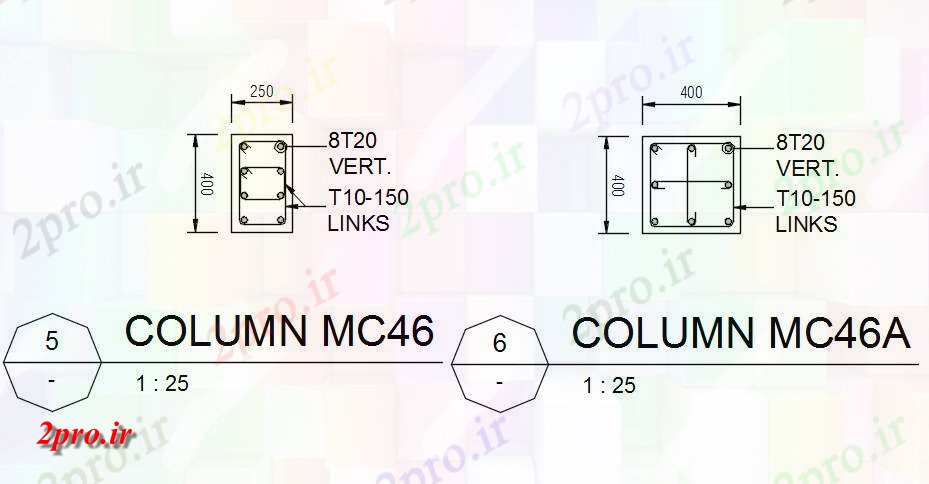 دانلود نقشه طراحی جزئیات تقویت کننده این ارائه طراحی ستون MC 46 جزئیات       دو بعدی    (کد161867)