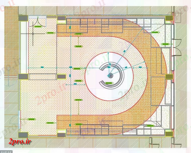 دانلود نقشه رستوران - غذا خوری - فست فود ; هتل - خوابگاه - مسافر خانهاتاق بچه ها طرحی طبقه جزئیات اتوکد بیان دو بعدی 12 در 16 متر (کد161956)