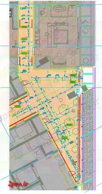 دانلود نقشه طراحی سقف کاذب این رسم ارائه طرحی سقف (کد162028)