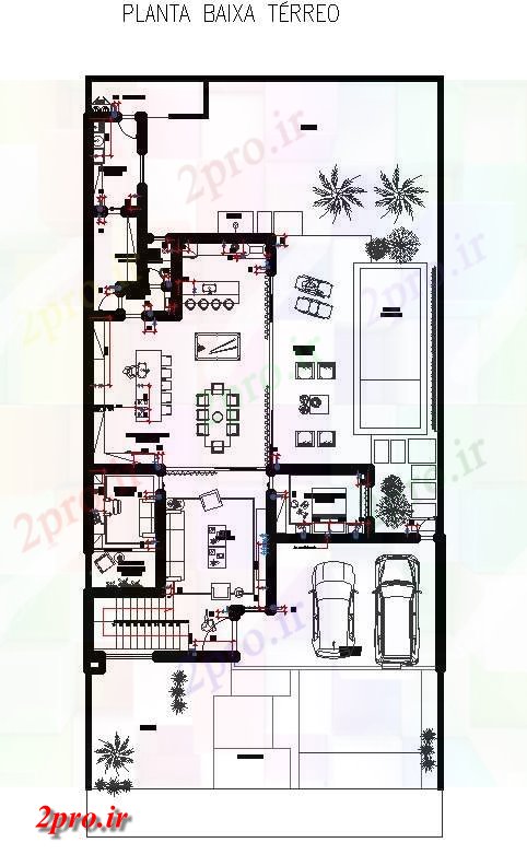 دانلود نقشه پلان مقطعی طرحی خانه معماری یک طبقه طبقه همکف 1bhk   طراحی در دسترس     (کد162093)