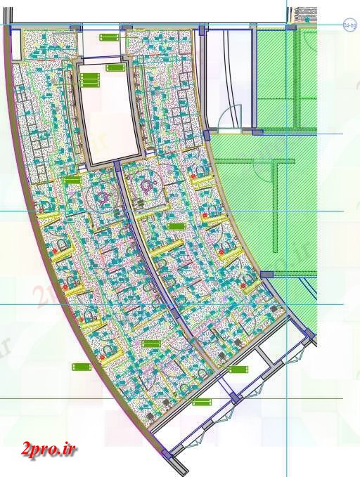 دانلود نقشه باغ شخصیاتاق تغییر طرحی از رستوران ارائه اتوکد بزرگ 15 در 22 متر (کد162132)