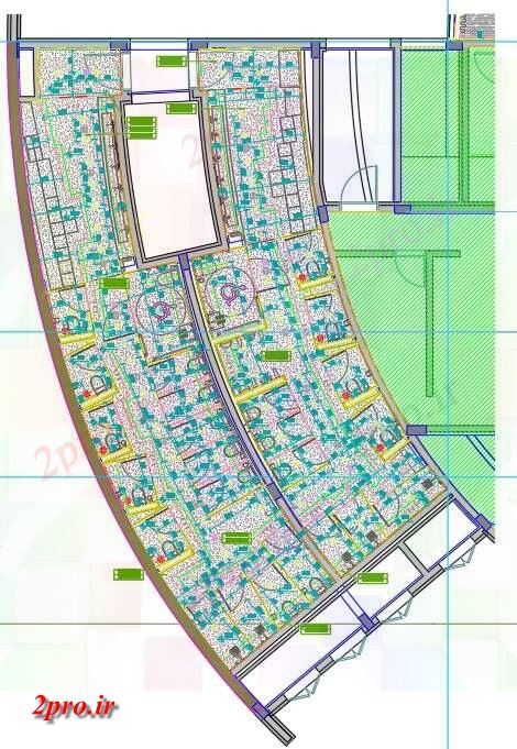 دانلود نقشه باغ  شخصیطراحی جزئیات طرحی سقف برای اتاق در حال تغییر  اتوکد  این   دو بعدی  (کد162133)