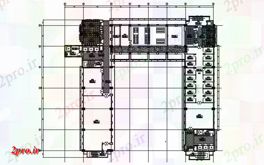 دانلود نقشه هتل - رستوران - اقامتگاه طرحی جامع اعلام طرح 13 در 15 متر (کد162247)