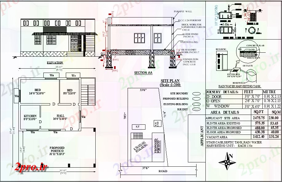 دانلود نقشه مسکونی ، ویلایی ، آپارتمان X37'6 طراحی از طرحی خانه 2bhk شرق رو به عنوان در هر Vastu را Shastra اتوکد و PDF فرمت این طرحی خانه 9 در 11 متر (کد162500)