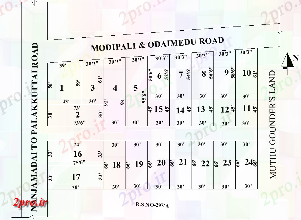 دانلود نقشه مسکونی ، ویلایی ، آپارتمان طرحی بندی سایت بخش طرحی مسکونی 51 در 84 متر (کد162541)