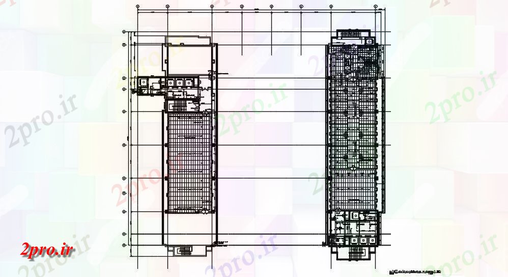 دانلود نقشه پلان مقطعی کف پشت بام ساختمان کارخانه طرحی و بخش جزئیات     طراحی با توجه به  در حال حاضر (کد162569)