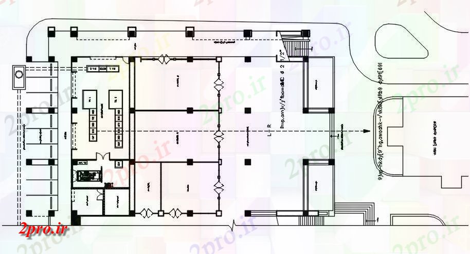 دانلود نقشه پلان مقطعی نمودار طرحی کلی ساختمان کارخانه و جزئیات بخش های معمول  اتوکد    طراحی  دو بعدی   (کد162726)