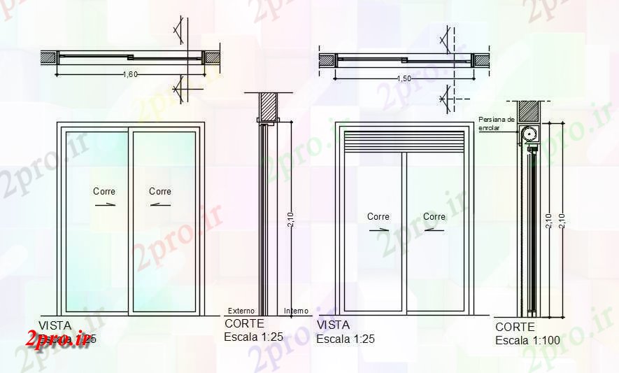 دانلود نقشه مسکونی  ، ویلایی ، آپارتمان  پنجره رسم جزئیات مندرج    اتوکد (کد162773)