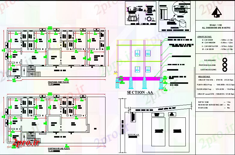 دانلود نقشه مسکونی ، ویلایی ، آپارتمان 6 X30 شرق مواجه G + 1 طرحی خانه به عنوان در هر Vastu Shastra هستند و PDF 9 در 19 متر (کد162825)