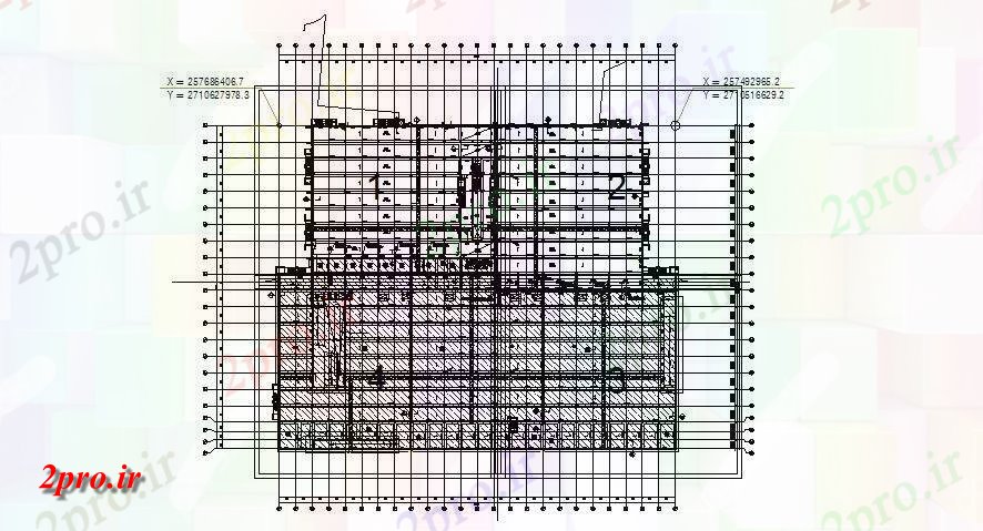 دانلود نقشه پلان مقطعی جزئیات بخش صفحات بتونی ساختمان  اتوکد   طراحی  دو بعدی      (کد162922)