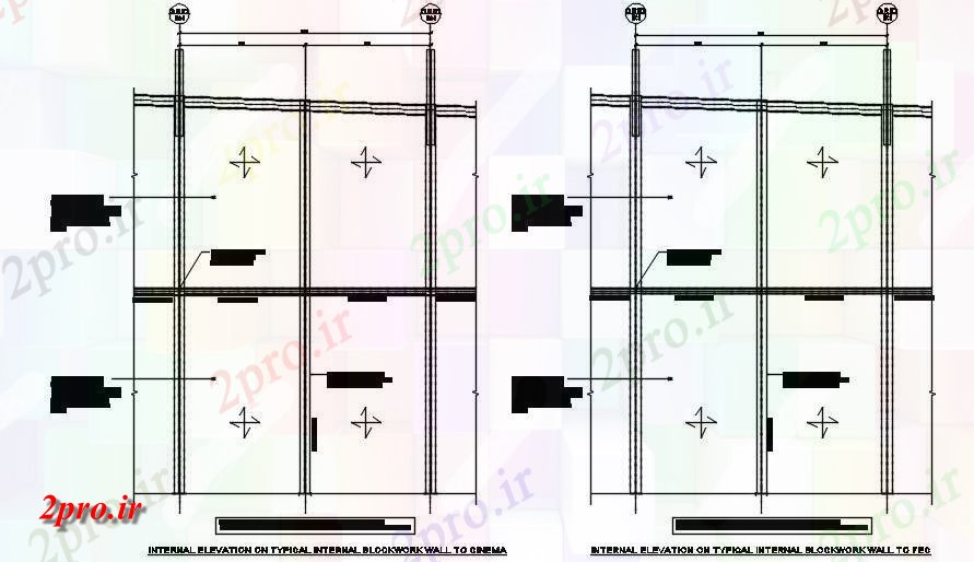 دانلود نقشه پلان مقطعی نما داخلی در معمولی دیوار blockwork داخلی به FEC و بخش سینما جزئیات  اتوکد   طراحی  در حال حاضر (کد163007)