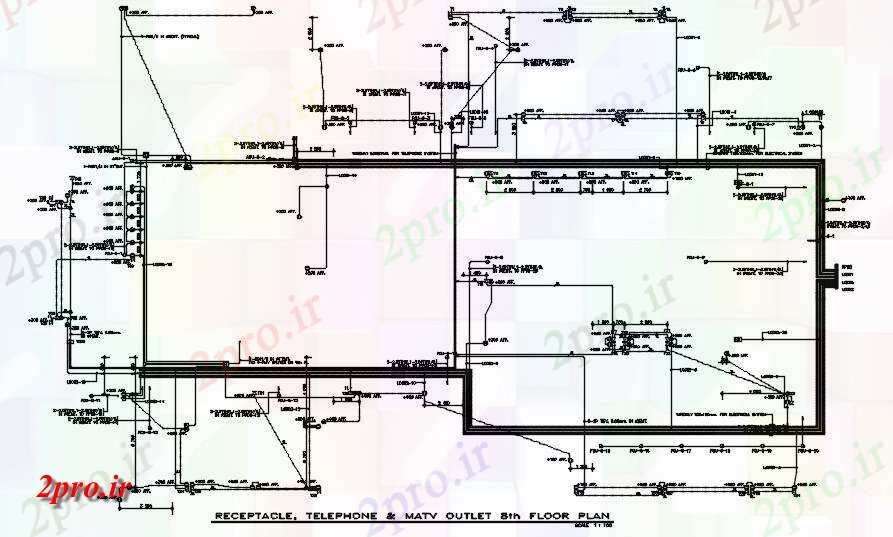 دانلود نقشه پلان مقطعی هشتم طبقه جزئیات بخش از شماره تلفن، نهنج، و کارشناسی ارشد نمودار خروجی تلویزیون های معمولی         دو بعدی   (کد163088)