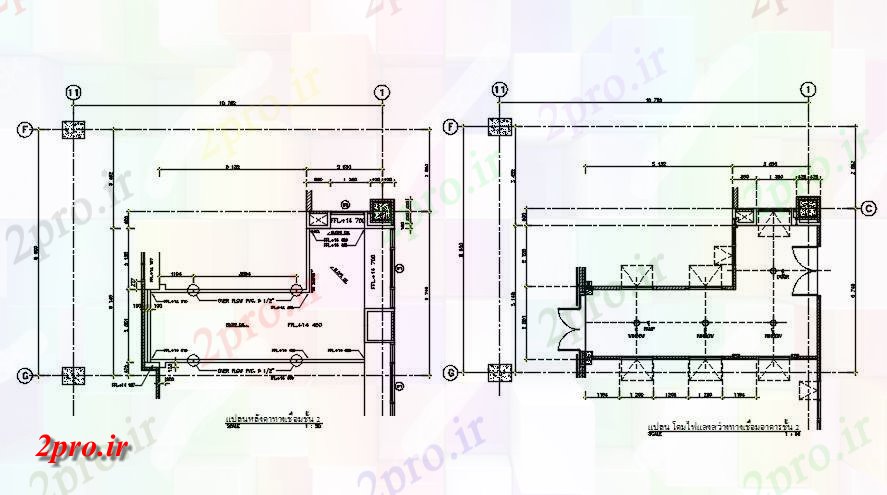 دانلود نقشه پلان مقطعی جزئیات بخش رمپ  طراحی ارائه   (کد163135)