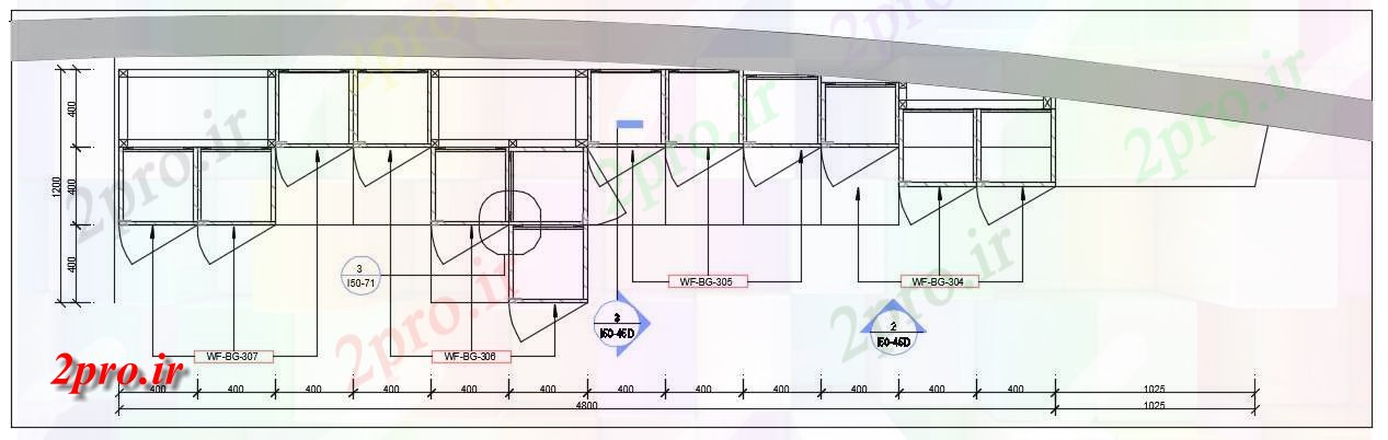 دانلود نقشه جزئیات و فضای داخلی شرکت  اتاق قفل طرحی بالا ارائه    طراحی خودرو- (کد163205)