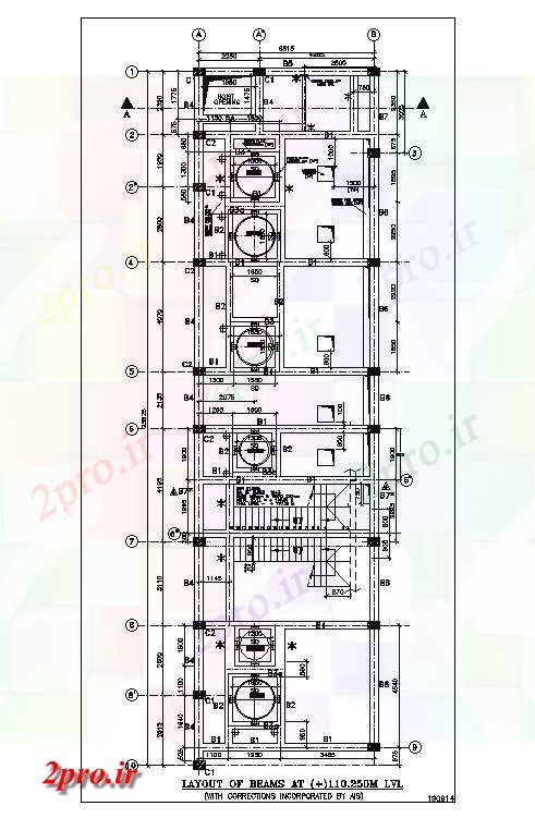 دانلود نقشه طراحی جزئیات ساختار جزئیات پرتو رسم INT   خود مشخص    این  طراحی خودرو- دو بعدی  (کد163398)