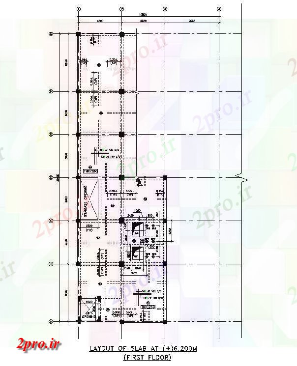 دانلود نقشه جزئیات تیر طرحی از جزئیات دال تعریف    این  طراحی خودرو- دو بعدی  (کد163415)