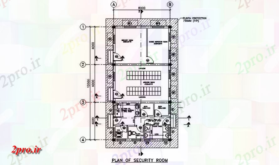 دانلود نقشه طراحی جزئیات ساختار طرحی اتاق امنیت اظهار داشت    اتوکد (کد163473)
