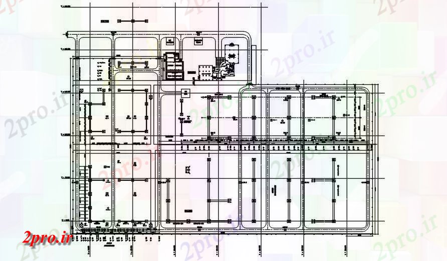 دانلود نقشه ساختمان دولتی ، سازمانی از یک منطقه حیاط 220kV سوئیچ PGCIL 16 در 37 متر (کد163522)