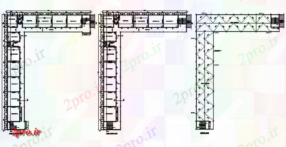 دانلود نقشه هتل - رستوران - اقامتگاه طرحی اصلی طراحی هتل ارائه 16 در 21 متر (کد163526)