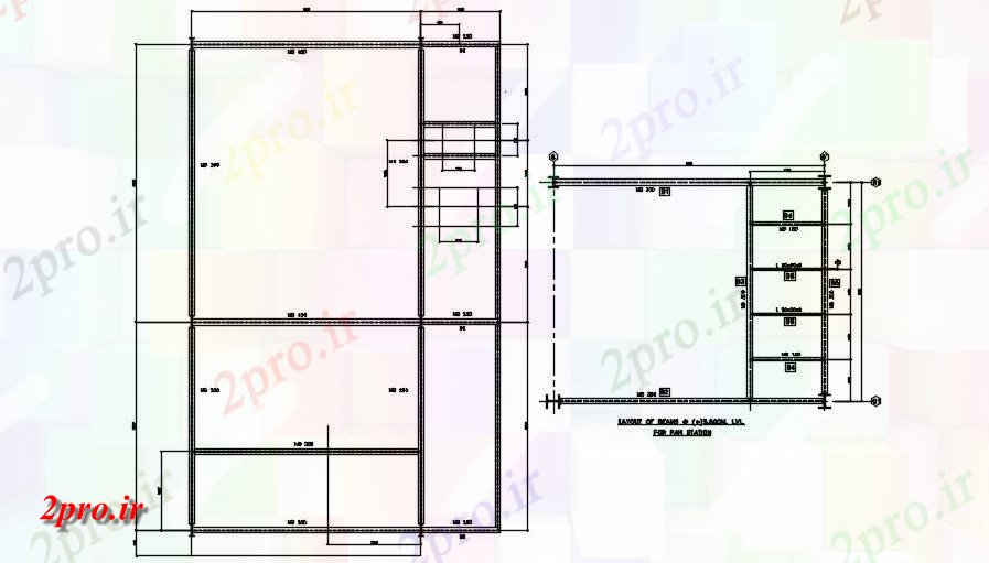 دانلود نقشه جزئیات ساخت و ساز پان طراحی طرحی ایستگاه     (کد163568)