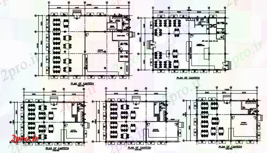 دانلود نقشه هتل - رستوران - اقامتگاه غذاخوری طراحی طرحی جزئیات 15 در 20 متر (کد163574)