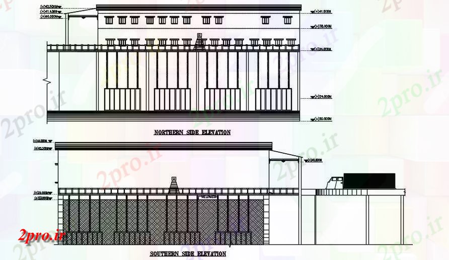 دانلود نقشه پلان مقطعی خانه قدرت نماات طرحی        (کد163658)