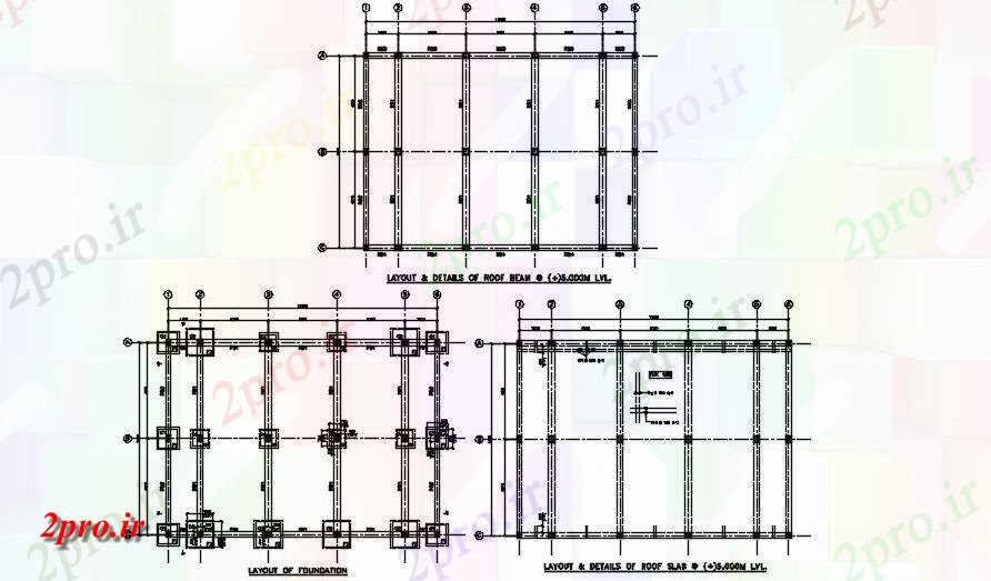 دانلود نقشه جزئیات تیر طولی نمونه مقطع پرتو  اتوکد  طراحی       (کد163699)