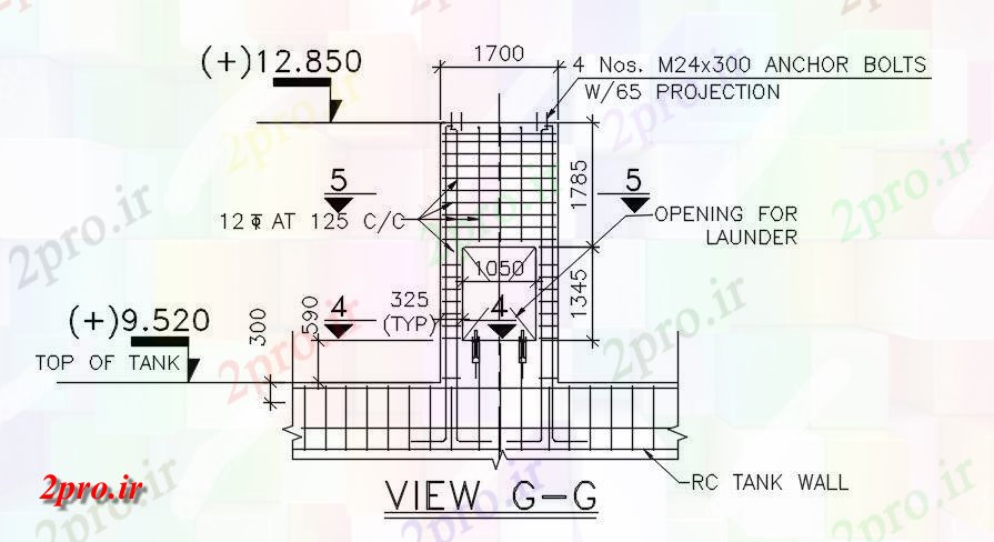 دانلود نقشه جزئیات تیر  بخش از جزئیات پرتو     اتوکد         (کد163805)