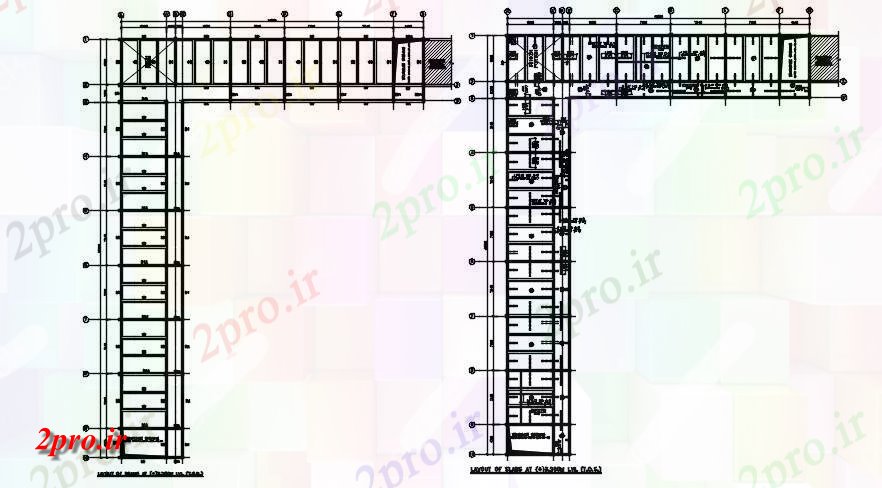 دانلود نقشه جزئیات تیر طرحی از پرتو و موج نو جزئیات از ساختمان مدرسه    (کد163844)