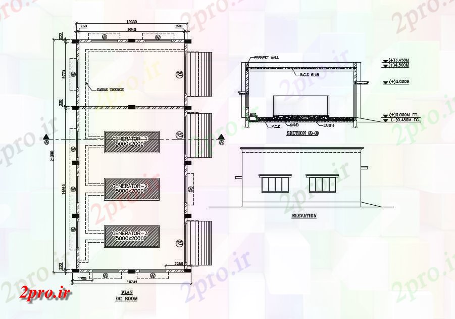 دانلود نقشه طراحی جزئیات ساختار طراحی جزئیات اتاق DC     (کد163893)