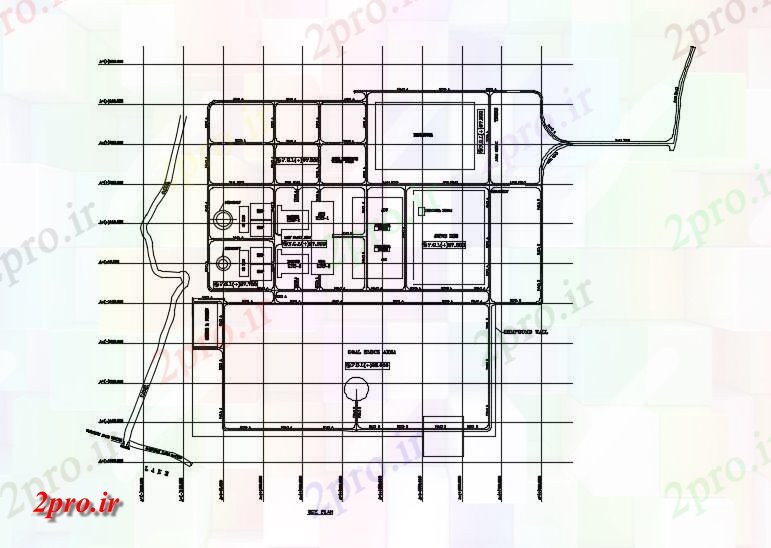 دانلود نقشه برنامه ریزی شهری طرحی های کلیدی کارخانه صنعتی  ، کارگاه ارائه   (کد164028)