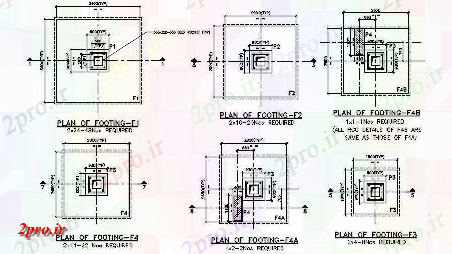 دانلود نقشه جزئیات پایه  بخش Indtut از جزئیات آوردن     اتوکد WG          (کد164105)