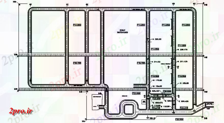 دانلود نقشه کارخانه صنعتی  ، کارگاه کارخانه های کلیدی طرحی   (کد164147)