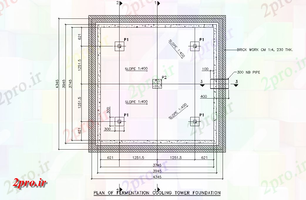 دانلود نقشه کارخانه صنعتی  ، کارگاه طرحی تخمیر خنک کننده جزئیات پایه برج     اتوکد  ارائه         (کد164267)