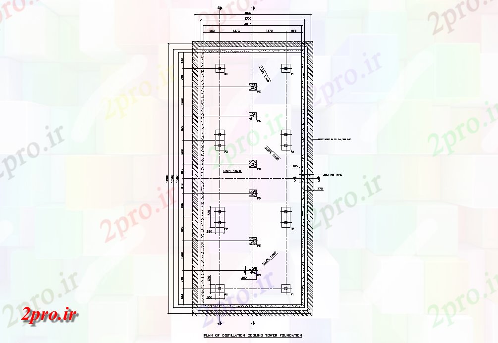 دانلود نقشه جزئیات ساخت و ساز طرحی تقطیر خنک کننده برج را بنیاد کرده      اتوکد        دو بعدی   (کد164273)