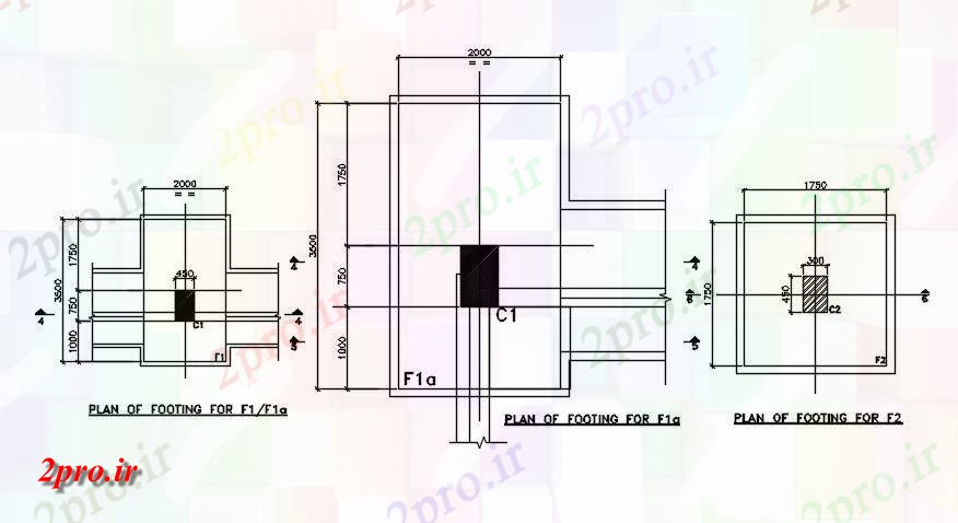 دانلود نقشه جزئیات پایه طرحی آوردن جزئیات  (کد164315)