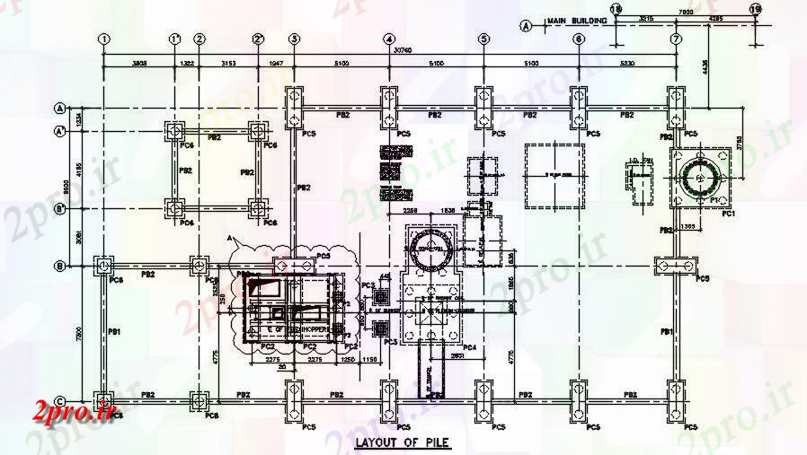 دانلود نقشه جزئیات پایه طرحی از جزئیات شمع طراحی   ارائه   (کد164441)