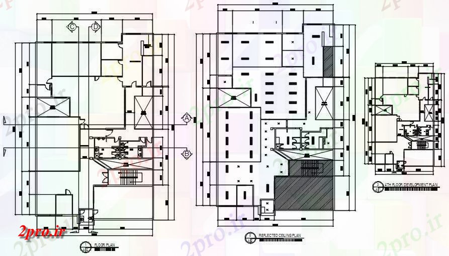 دانلود نقشه خانه های کوچک ، نگهبانی ، سازمانی - سقف طراحی 19 در 28 متر (کد164538)