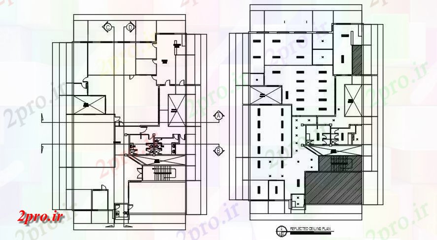 دانلود نقشه مسکونی  ، ویلایی ، آپارتمان  سقف طرحی جزئیات از ساختمان     اتوکد         اتوکد (کد164771)