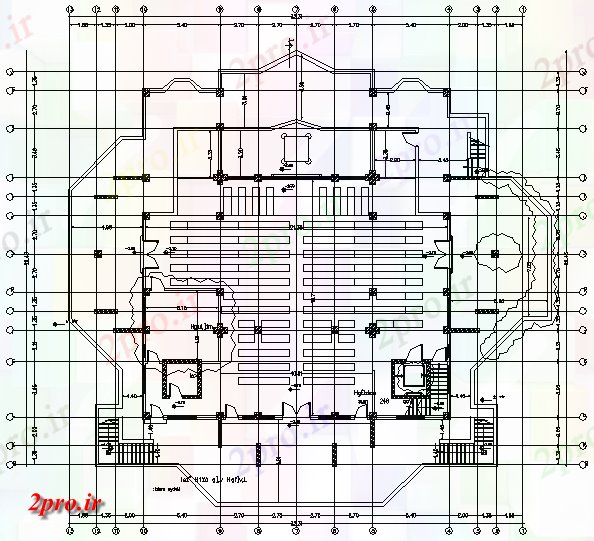 دانلود نقشه کلیسا - معبد - مکان مذهبی Rosol طرحی حلوان کلیسا     اتوکد        دو بعدی   (کد164891)