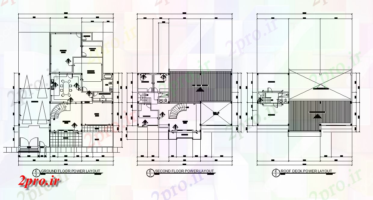 دانلود نقشه خانه های کوچک ، نگهبانی ، سازمانی - طرحی معماری خانه با قدرت چیدمان 19 در 26 متر (کد164979)