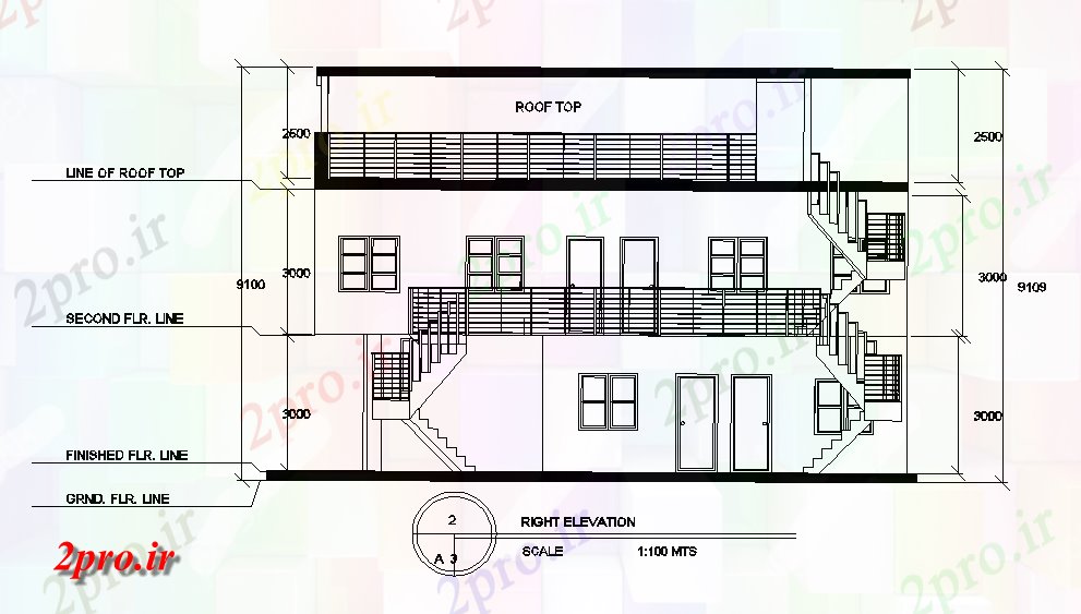 دانلود نقشه مسکونی  ، ویلایی ، آپارتمان  اتوکد خانه ر نما (کد165054)