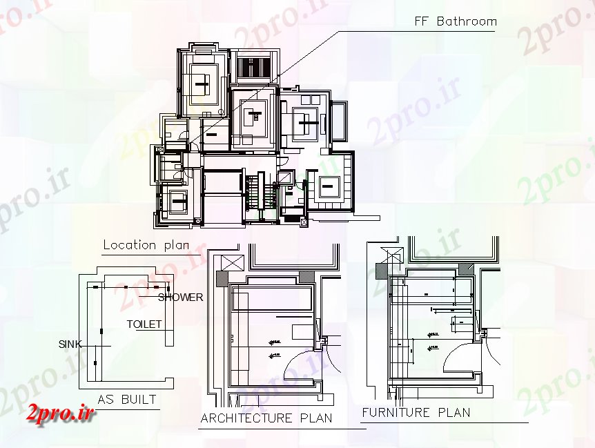 دانلود نقشه مسکونی ، ویلایی ، آپارتمان ویلا خانه معماری 19 در 20 متر (کد165082)