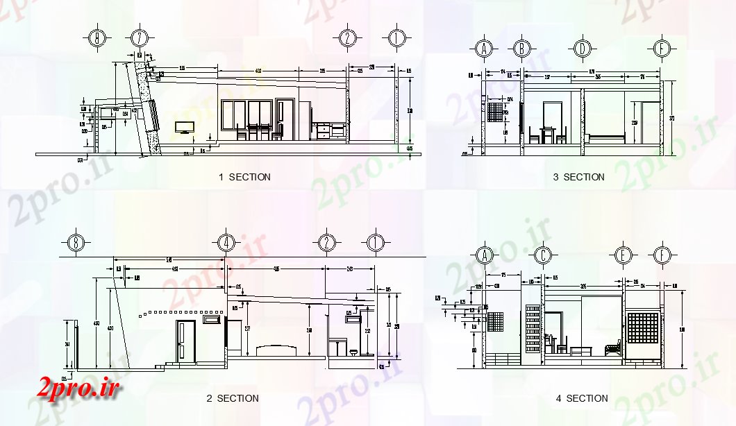 دانلود نقشه مسکونی ، ویلایی ، آپارتمان آجر دیوار ساخت و ساز ساختمان خانه نمای 9 در 15 متر (کد165293)