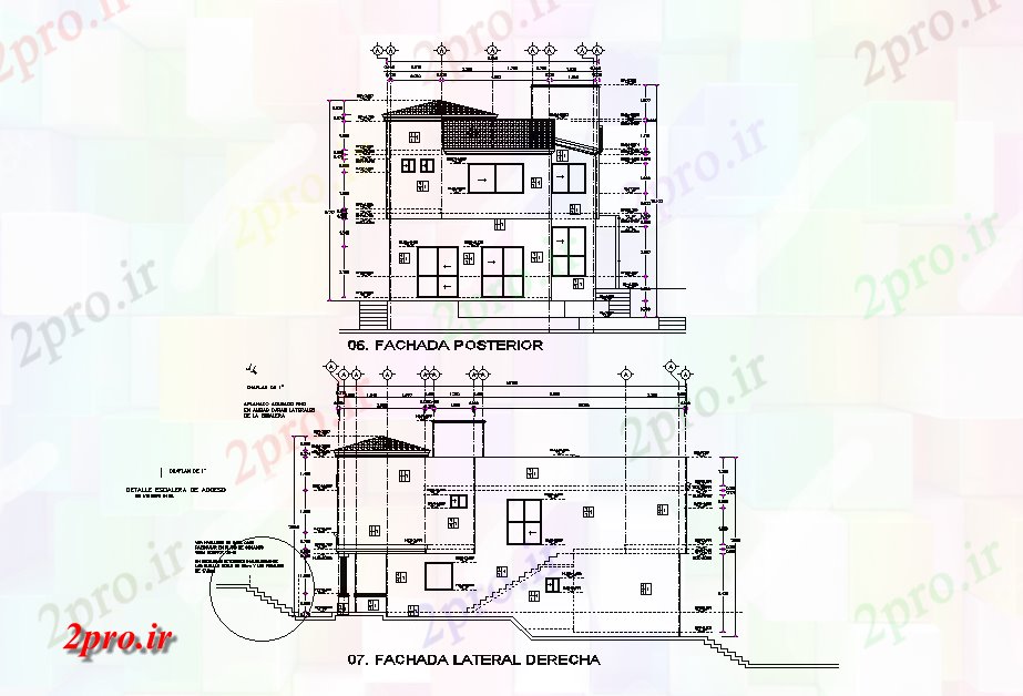 دانلود نقشه مسکونی  ، ویلایی ، آپارتمان  ساختمان خانه بخش    (کد165579)